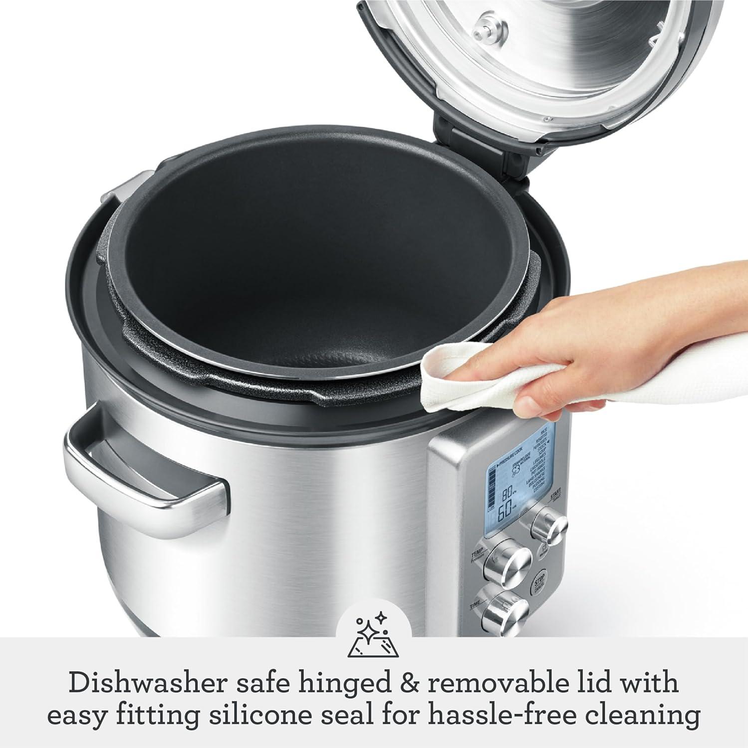 imageBreville Fast Slow Pro Pressure Cooker BPR700BSS Brushed Stainless Steel