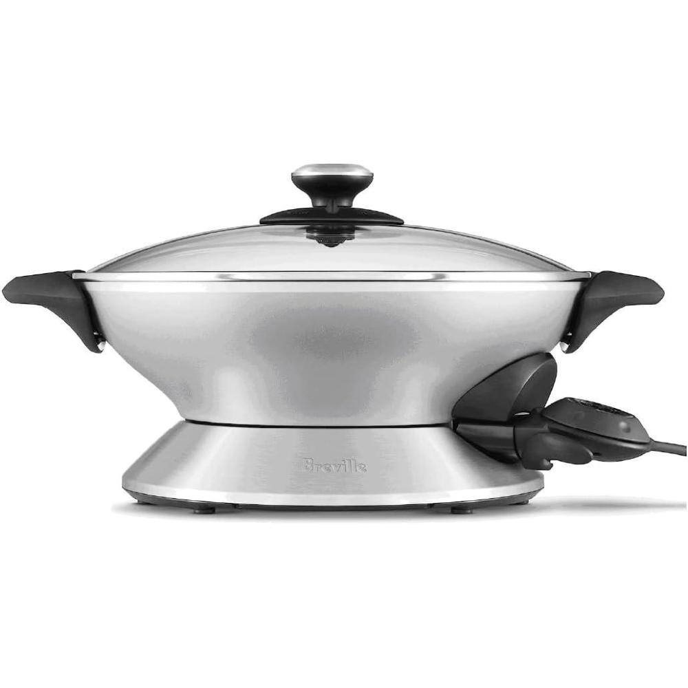 imageBreville BEW600XL Hot Wok 6 Quart Brushed Stainless SteelGray
