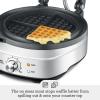 Breville No-Mess Classic Waffle Maker BWM520XL, Brushed Stainless Steel