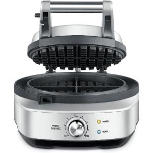 Breville No-Mess Classic Waffle Maker BWM520XL, Brushed Stainless Steel