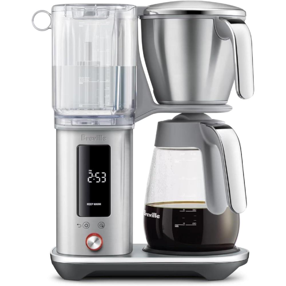 imageBreville Luxe Drip Coffee Machine Brushed Stainless Steel Thermal CarafeGlass