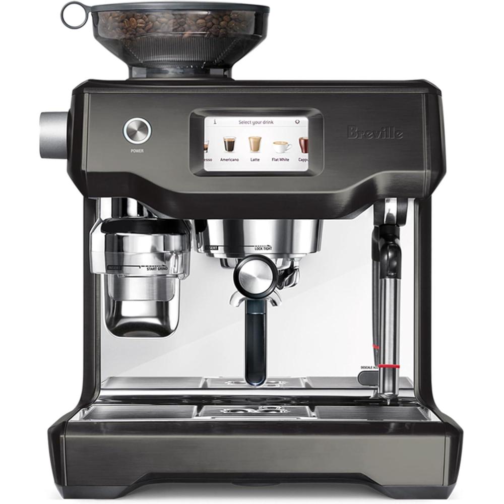 imageBreville Oracle Touch Espresso Machine BES990BSS Brushed Stainless SteelBlack Stainless Steel