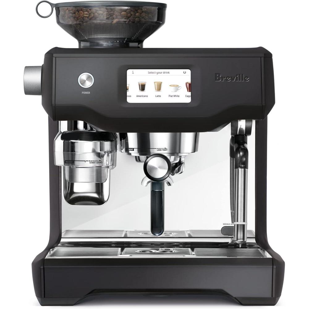 imageBreville Oracle Touch Espresso Machine BES990BSS Brushed Stainless SteelBlack Truffle