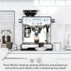 Breville Oracle Espresso Machine BES980XL, Brushed Stainless Steel(Silver)
