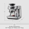 Breville Oracle Jet Espresso Machine, Brushed Stainless Steel(Damson Blue)