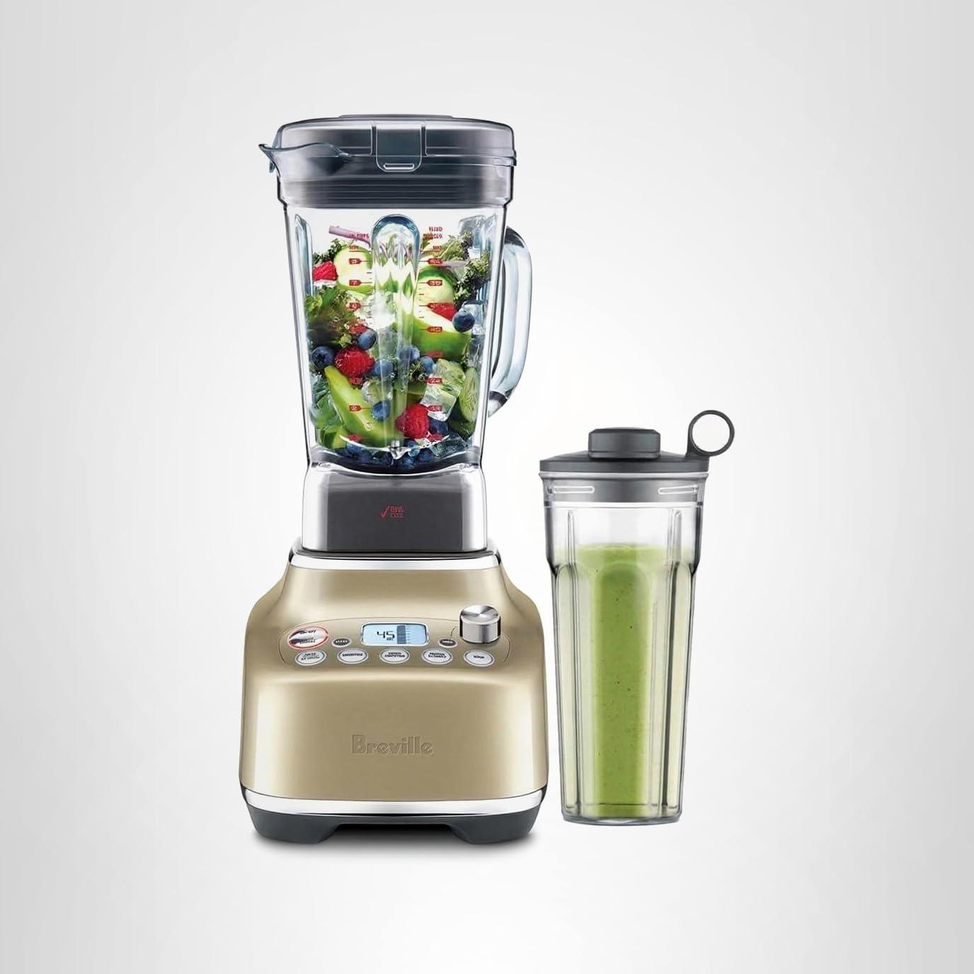 imageBreville BBL920BSS Super Q CommercialGrade Home Blender Brushed Stainless SteelRoyal Champagne