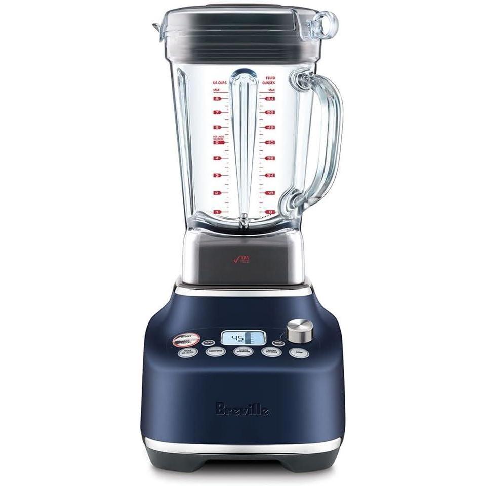 imageBreville BBL920BSS Super Q CommercialGrade Home Blender Brushed Stainless SteelDamson Blue