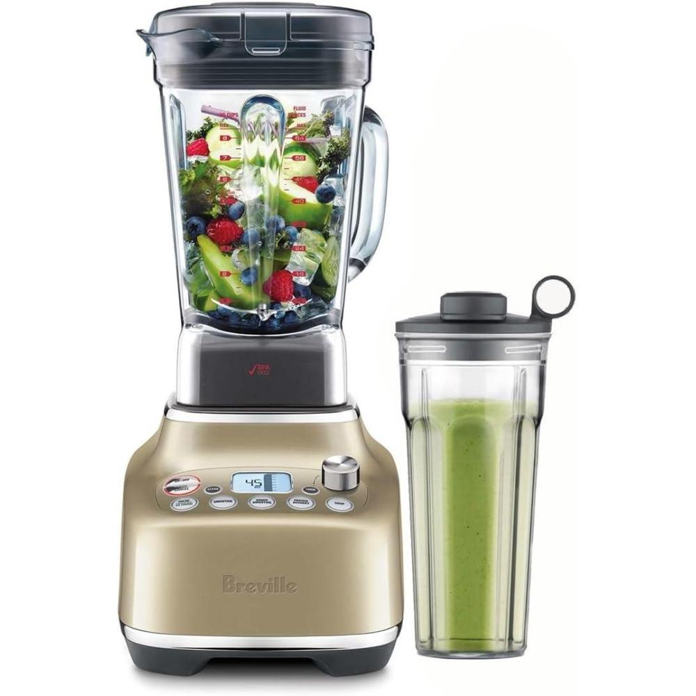 imageBreville BBL920BSS Super Q CommercialGrade Home Blender Brushed Stainless SteelRoyal Champagne