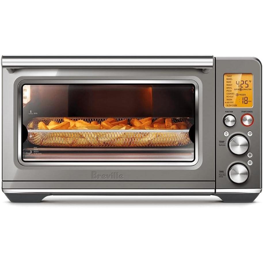 imageBreville BOV860BSS Smart Oven Air Fryer and Convection Oven 08 Cubic Feet Capacity Brushed Stainless SteelSmoked Hickory