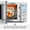 Breville BMO870BSS Combi Wave 3-in-1 Microwave, Air Fryer and Convection Oven, Brushed Stainless Steel(Brushed Stainless Steel)