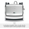 Breville BSG520XL Panini Duo Nonstick Sandwich Maker Press, 2 Slice, Brushed Stainless Steel