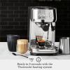 Breville Bambino Plus Espresso Machine BES500BSS, Brushed Stainless Steel(Olive Tapenade)
