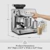 Breville Barista Touch Impress Espresso Machine BES881BSS, Brushed Stainless Steel(black truffle)