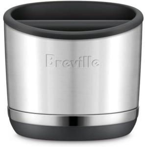 Breville BEA501BSS Knock Box 10 Espresso Machine Accessory, 10 Puck Capacity, Brushed Stainless Steel
