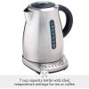 Breville BKE720BSS Temp Select Hot Water Kettle, 57 oz, Brushed Stainless Steel