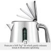 Breville BKE845BSS Smart Kettle Luxe Water Heater, 7 Cup, Brushed Stainless Steel(Black Truffle)