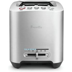 Breville BTA820XL Die-Cast Smart Toaster, 2 Slice, Brushed Stainless Steel