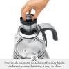Breville BTM500CLR Tea Maker Compact Infuser and Water Kettle, 4 Cup, Brushed Stainless Steel and Glass