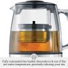 Breville BTM800XL Tea Maker Infuser and Water Kettle, 51 oz, Brushed Stainless Steel and Glass