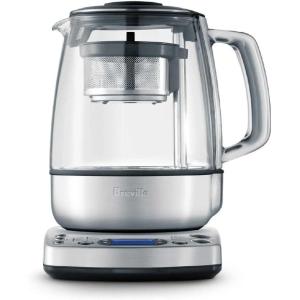 Breville BTM800XL Tea Maker Infuser and Water Kettle, 51 oz, Brushed Stainless Steel and Glass