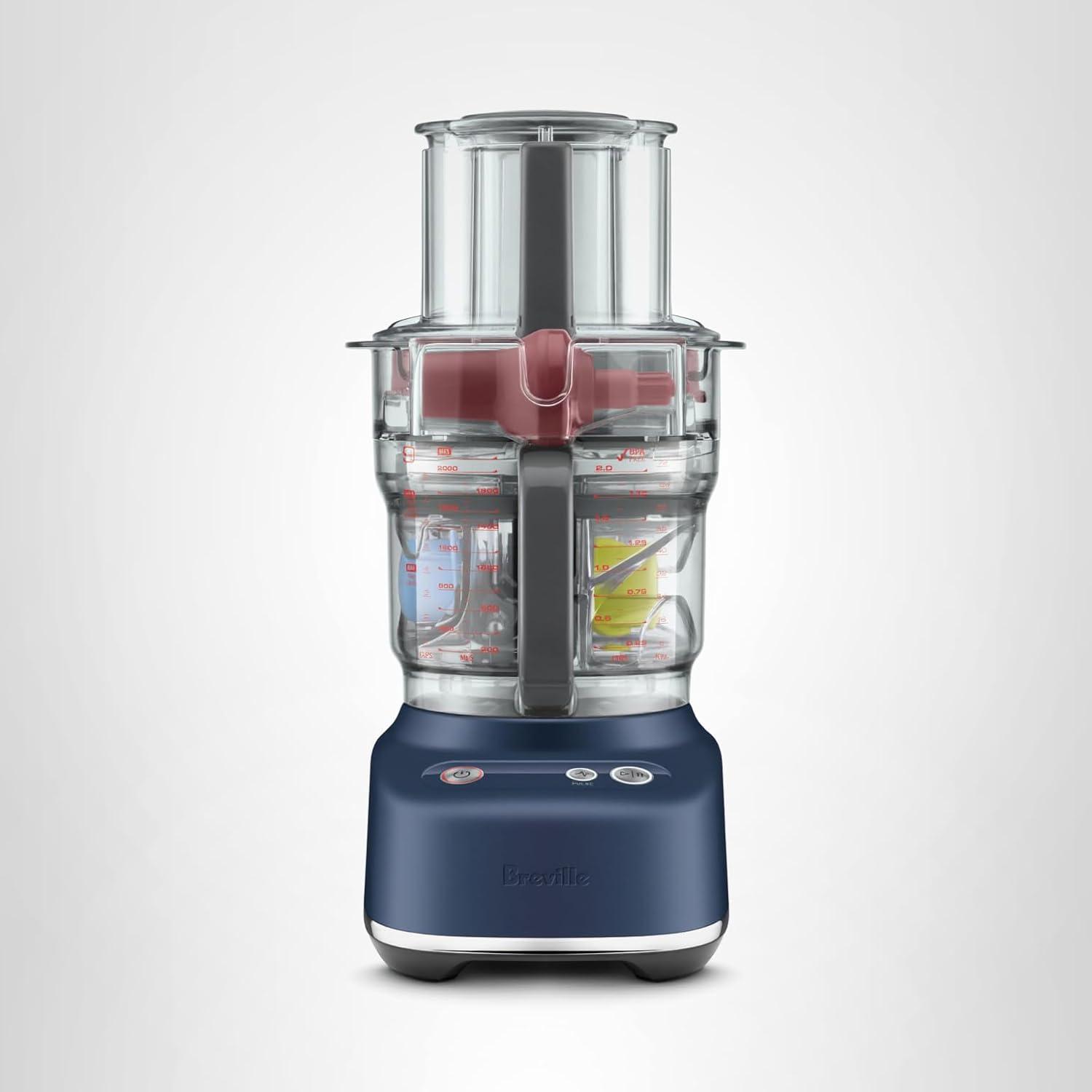 imageBreville BFP638 Paradice 9 Cup Food Processor and Dicer Small Brushed Stainless SteelDamson Blue