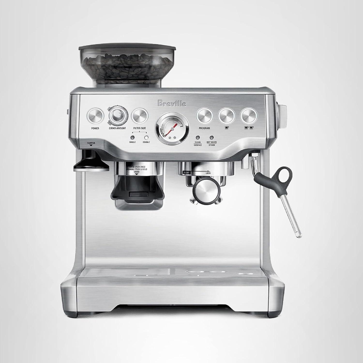 imageBreville Barista Express Espresso Machine BES870XL Brushed Stainless SteelBrushed Stainless Steel