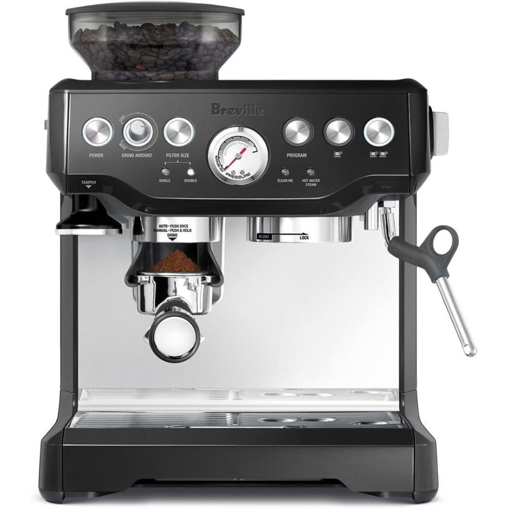 imageBreville Barista Express Espresso Machine BES870XL Brushed Stainless SteelBlack Sesame