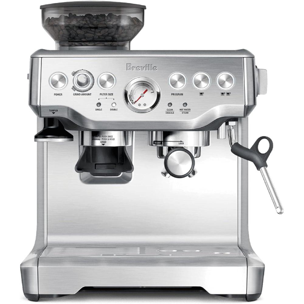 imageBreville Barista Express Espresso Machine BES870XL Brushed Stainless SteelBrushed Stainless Steel