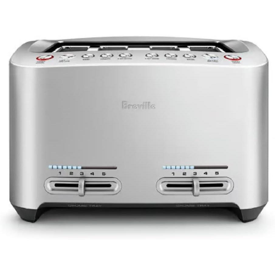 imageBreville BTA840XL DieCast Smart Toaster 4 Slice Brushed Stainless Steel4Slice