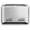 Breville BTA840XL Die-Cast Smart Toaster, 4 Slice, Brushed Stainless Steel(4-Slice)