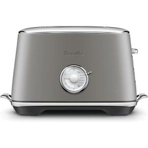 Breville BTA735BTR Toast Select Luxe Kitchen Toaster, 2 Slice, Black Truffle(Oyster Shell)