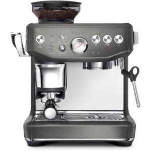 Breville Barista Express Impress Espresso Machine BES876BTR, Black Truffle(Black Stainless Steel)