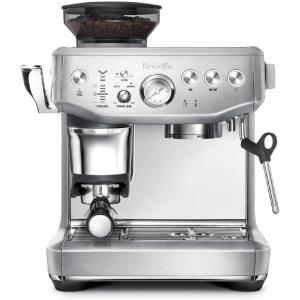 Breville Barista Express Impress Espresso Machine BES876BTR, Black Truffle(Brushed Stainless Steel)