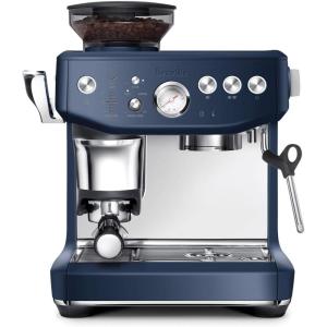 Breville Barista Express Impress Espresso Machine BES876BTR, Black Truffle(Damson Blue)