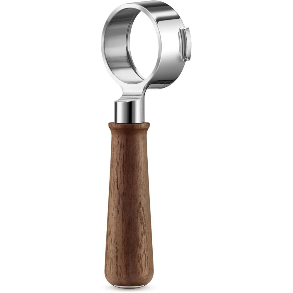 imageBreville BEA304WLW Naked Portafilter Espresso Machine Accessory 58mm Walnut