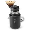Breville BEA050BTR Shake and Take Thermal Travel Coffee Cup and Cocktail Shaker, Black Truffle