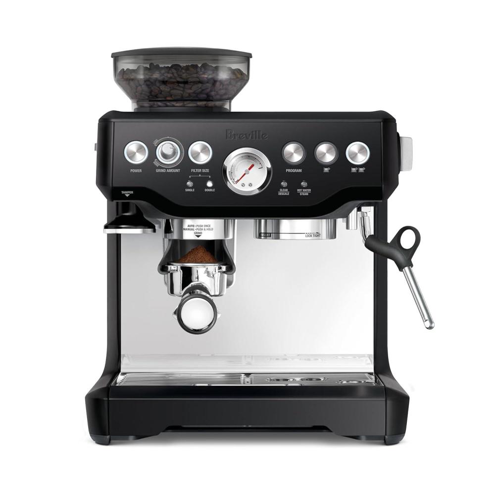 imageBreville Barista Express Espresso Machine BES870BTR Black TruffleBlack Truffle