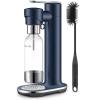 Breville BCA800BTR InFizz Fusion Sparkling Water and Beverage Carbonator, CO2 Cylinder Not Included, Black Truffle(Damson Blue)