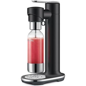Breville BCA800BTR InFizz Fusion Sparkling Water and Beverage Carbonator, CO2 Cylinder Not Included, Black Truffle(Black Truffle)