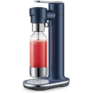 Breville BCA800BTR InFizz Fusion Sparkling Water and Beverage Carbonator, CO2 Cylinder Not Included, Black Truffle(Damson Blue)
