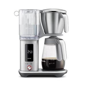 Breville Luxe Drip Coffee Machine BDC415BTR, Black Truffle, Glass Carafe(Brushed Stainless Steel)