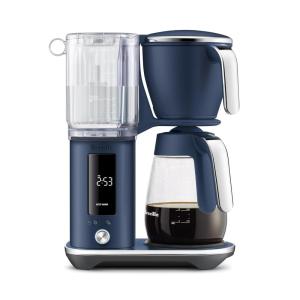 Breville Luxe Drip Coffee Machine BDC415BTR, Black Truffle, Glass Carafe(Damson Blue)